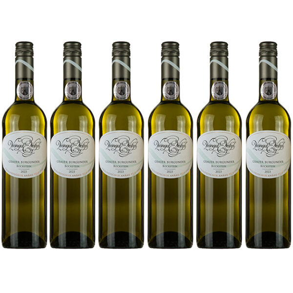 Unser Wein des Monats August: 2023er Groß-Winternheimer Bockstein Grauer Burgunder Spätlese trocken 0,75l
